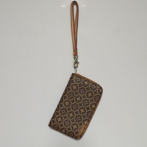Fossil Brown and Tan Wristlet